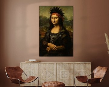 Mona Lisa Punk Portrait