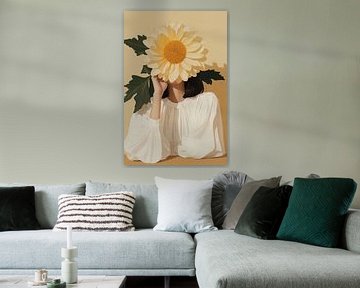 Portrait, Behind the Gerbera  by Studio BB