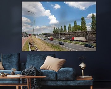 A16 motorway by Richard Wareham