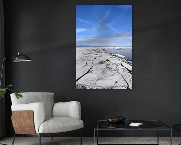 Ice on the river in spring by Claude Laprise