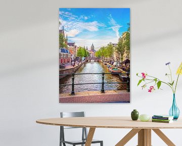 Amsterdam met rivier van Mustafa Kurnaz