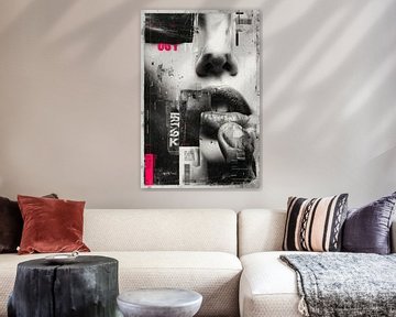Grafische Popart Collage van Studio Allee