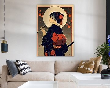Vrouwelijke geisha van MIROKKU