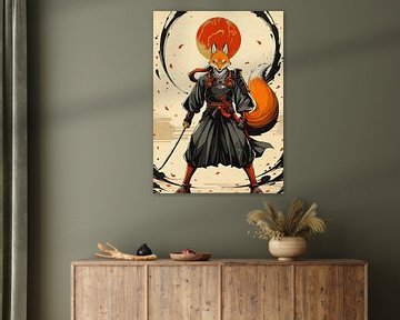 Rode Vos Samurai van MIROKKU