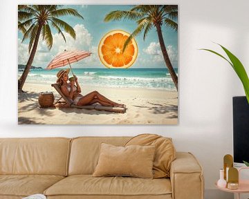 Zonneschijf – Tropische Dromen met een Vleugje Citrus