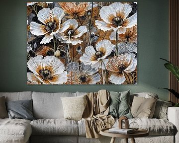 Autumn blooms - Elegance in Earth tones