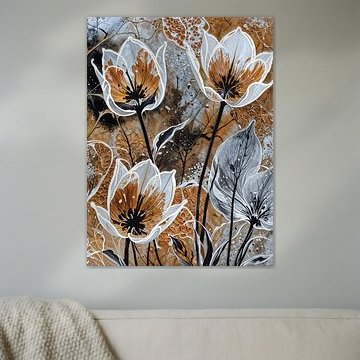 Tulipe tango - Danse des lignes et des tons de terre