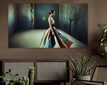Droomportret in Symbolisch Stil Leven