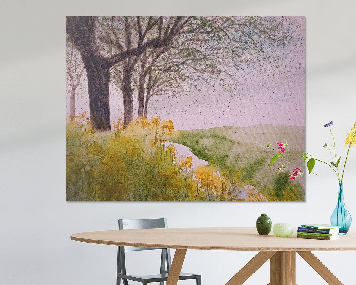 Example of the artwork in a room
