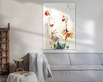 Fleurs d'ombre sur Claudia Gründler