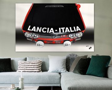 #14 Lancia Fulvia Coupé 1,6 HF GR. 4 van aRi F. Huber