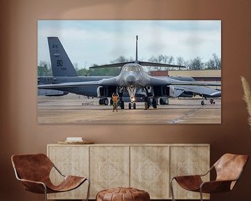 Rockwell B-1B Lancer strategische bommenwerper. van Jaap van den Berg