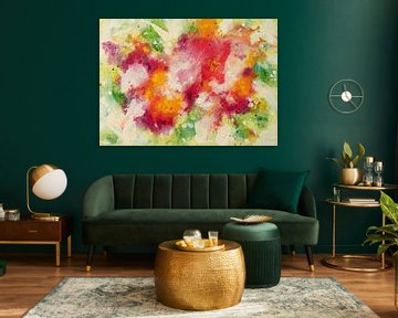 Abstract Schilderij 110 van Maria Meester