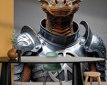 Galapagos landleguaan voor vrede en natuurbehoud