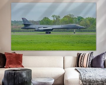 Rockwell B-1B Lancer strategische bommenwerper. van Jaap van den Berg