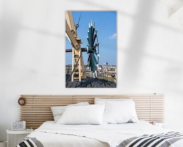 Kruirad van molen De Walvisch Schiedam