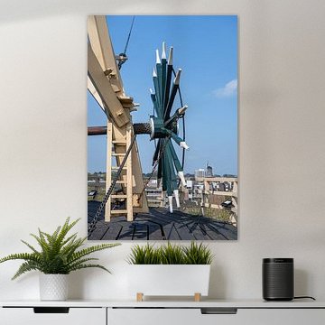 Crosswheel of mill De Walvisch Schiedam