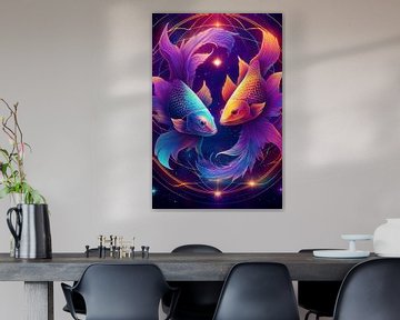 zodiac sign Pisces, sign of the zodiac by Jörg B. Schubert