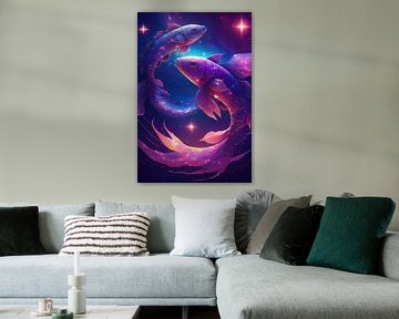 zodiac sign Pisces, sign of the zodiac by Jörg B. Schubert