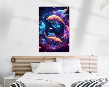 zodiac sign Pisces, sign of the zodiac by Jörg B. Schubert
