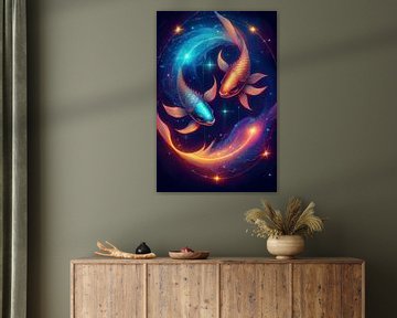 zodiac sign Pisces, sign of the zodiac by Jörg B. Schubert