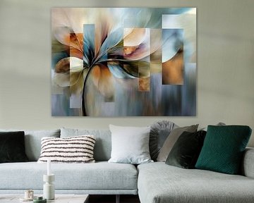 Abstract Flower JG04 by Jacky