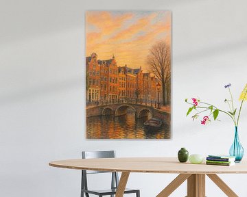 Enchanting Amsterdam: The Splendour of the Canals at Sunrise
