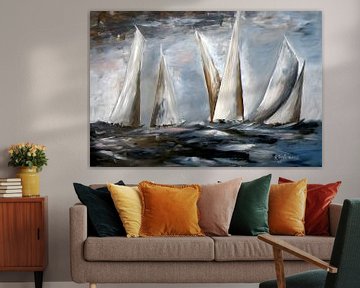 On Open Sea by Rita Tielemans Kunst