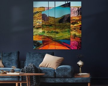 landscape reflection surreal optical illusion illusion
