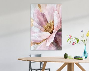 Zachte abstracte bloemenschilderij van Imperial Art House