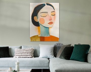 Pastel Vrouw van De Mooiste Kunst