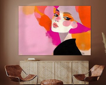 Abstracte Damesgezicht van De Mooiste Kunst