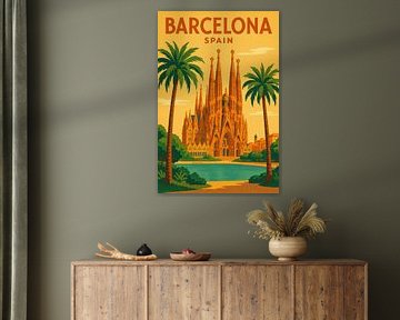Barcelone sur Poster Art Shop