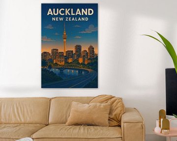 Auckland van Poster Art Shop