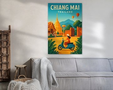 Chiang Mai by Poster Art Shop