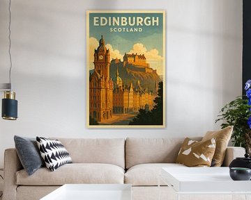 Edinburgh by Poster Art Shop