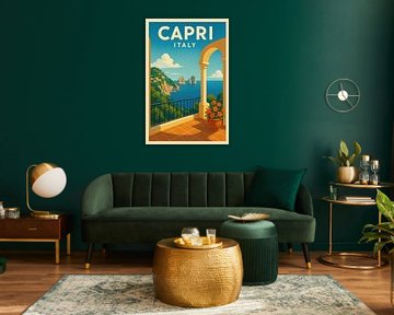Capri by Poster Art Shop