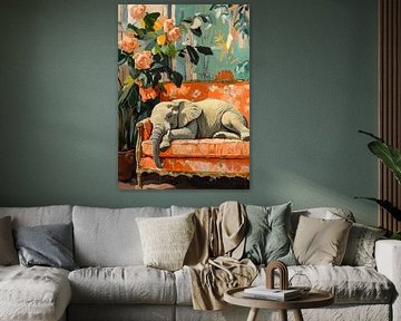 Elefanten-Gemütlichkeit von Niklas Maximilian