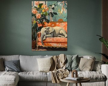 Elephant cosiness by Niklas Maximilian
