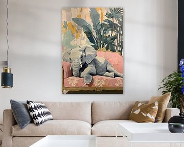 Pachyderm oasis of peace by Niklas Maximilian