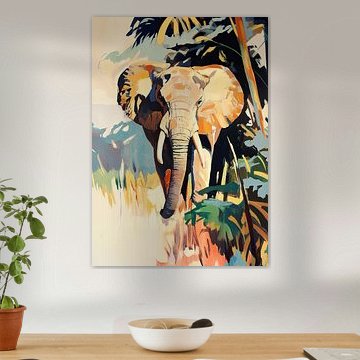 Gigant im Morgennebel