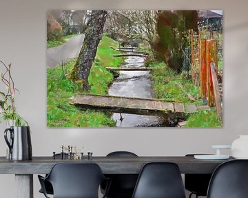 Emmendingen - Wasser Klein - Venetië ART 1.0 van Ingo Laue