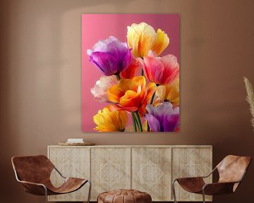 Tulpenfeest op Roze – Kleurige Ode aan de Lente van But First Framing