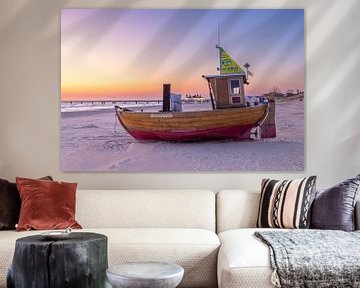Vissersboot Ahlbeck van Sven-Erik Arndt