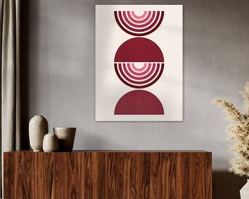 Rode geometrische vormen 5