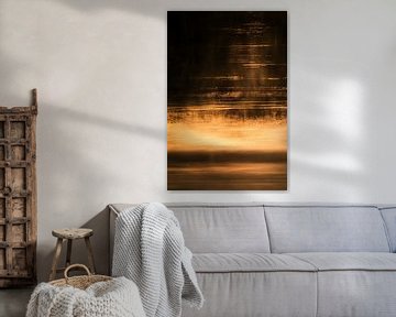 Abstract gouden lichtreflectie van Art & Soul Creations