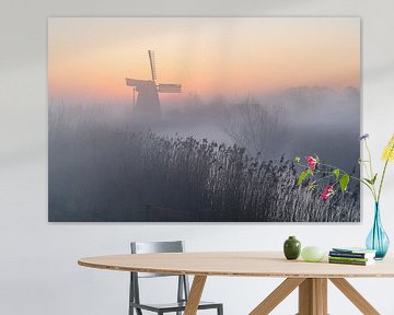 Noordermolen at Dawn van Sander van der Werf