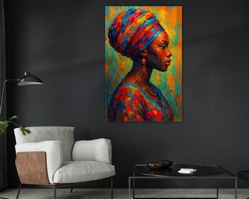 Colour power - Portrait in Expressive Brushes by But First Framing