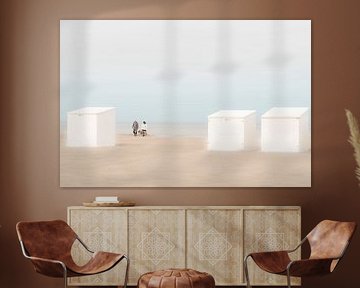 Strandhäuser an der Küste