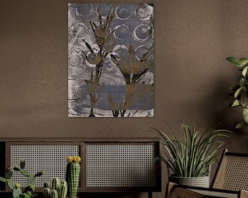 Wabi-Sabi Botanisch in neutrale aardetinten van Dina Dankers